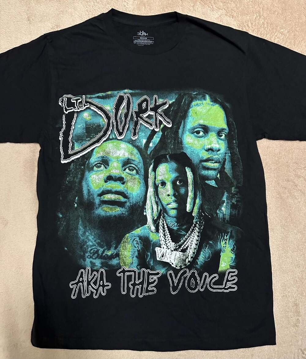 Lil Durk Aka The Voice Graphic T-Shirt Medium